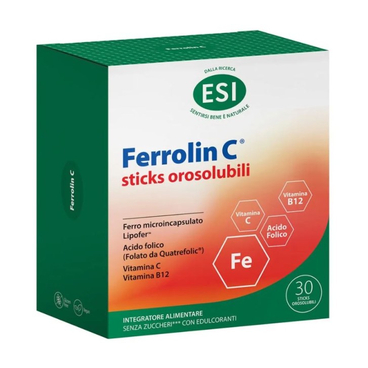 Esi Ferrolin C 30 stick - Integratore Ferro