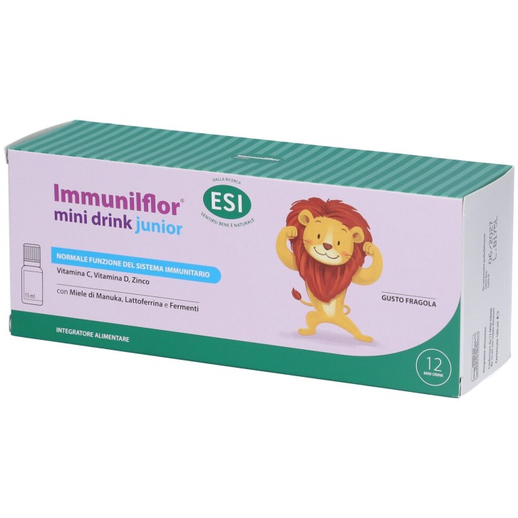 Esi Immunilflor Junior 12 flaconcini - Integratore Difese Immunitarie Bambini