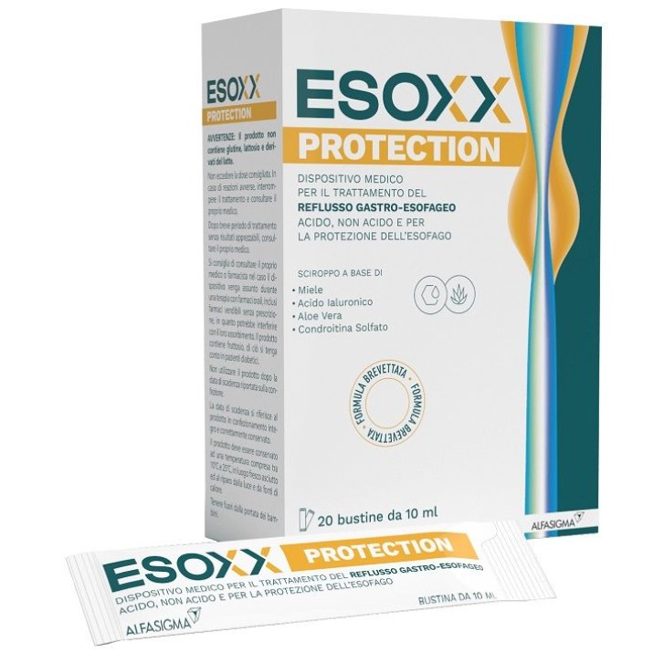 Esoxx Protection Trattamento Reflusso GastroEsofageo 20 bustine