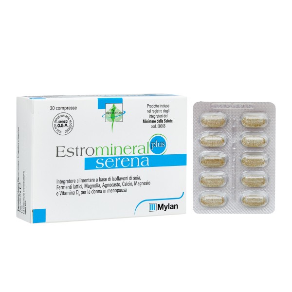 Estromineral Serena Plus 30 Compresse - Integratore Sintomi Menopausa