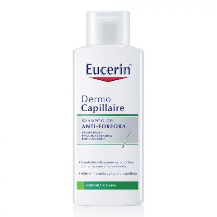 Eucerin DermoCapillaire Shampoo Gel Anti Forfora Grassa 250 ml
