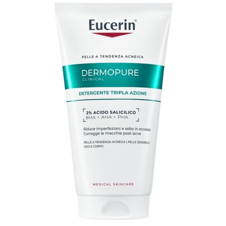 Eucerin Dermopure Clinical Detergente Tripla Azione 150 ml
