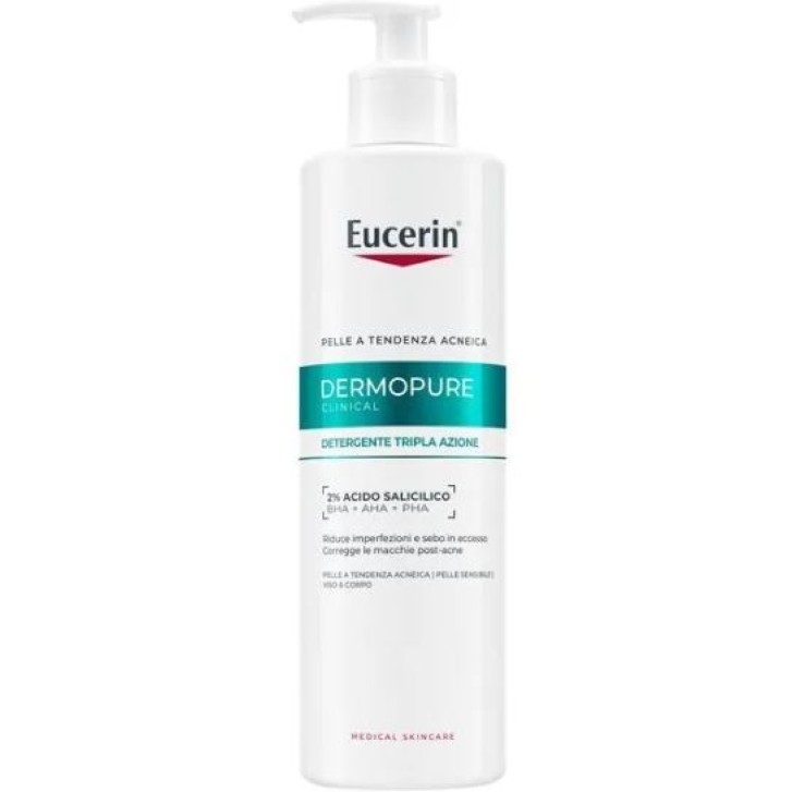 Eucerin DermoPure Clinical Gel Detergente Tripla Azione 400 ml