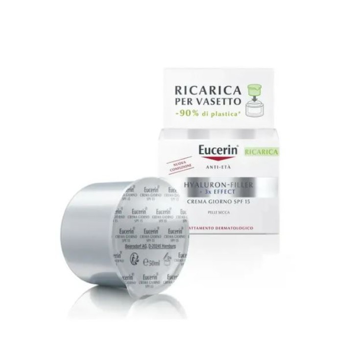 Eucerin Ricarica Hyaluron-Filler +3x Effect Crema Giorno SPF 15