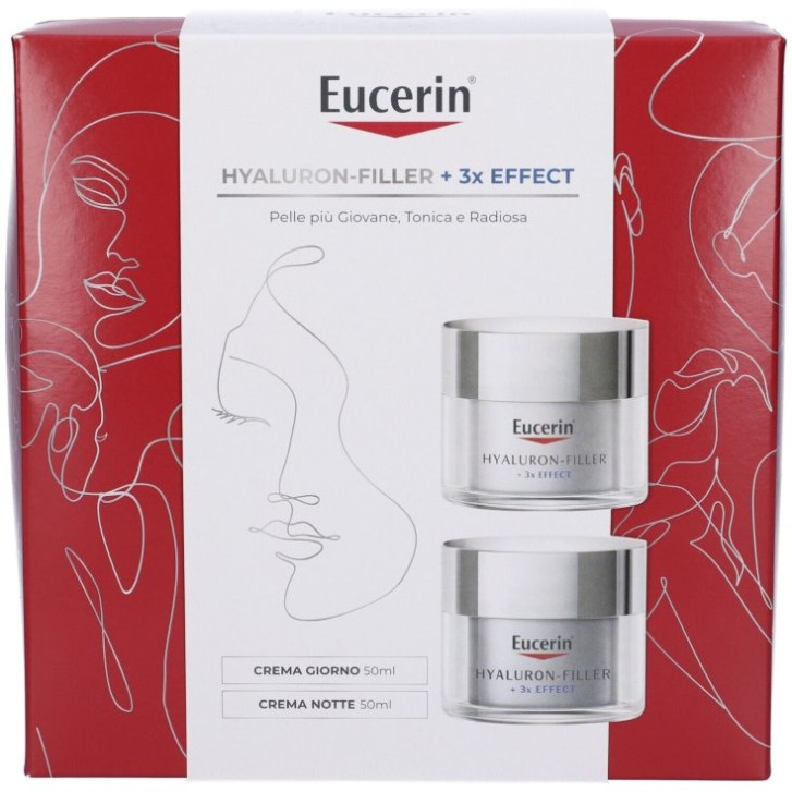 Eucerin Xmas Hyaluron-Filler Cofanetto Natale Crema Giorno + Crema Notte