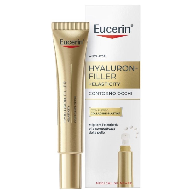 Eucerin Hyaluron-Filler + Elasticity Contorno Occhi 15 ml