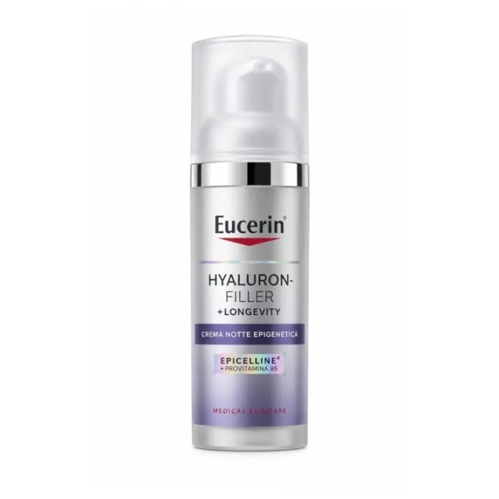 Eucerin Hyaluron-Filler + Longevity Crema Notte Epigenetica 50 ml