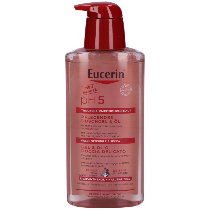 Eucerin Gel e Olio Doccia Delicato 400 ml