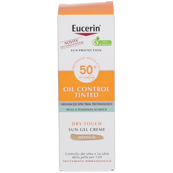 Eucerin Sun Oil Control Tinted Gel Crema SPF 50+ 50 ml
