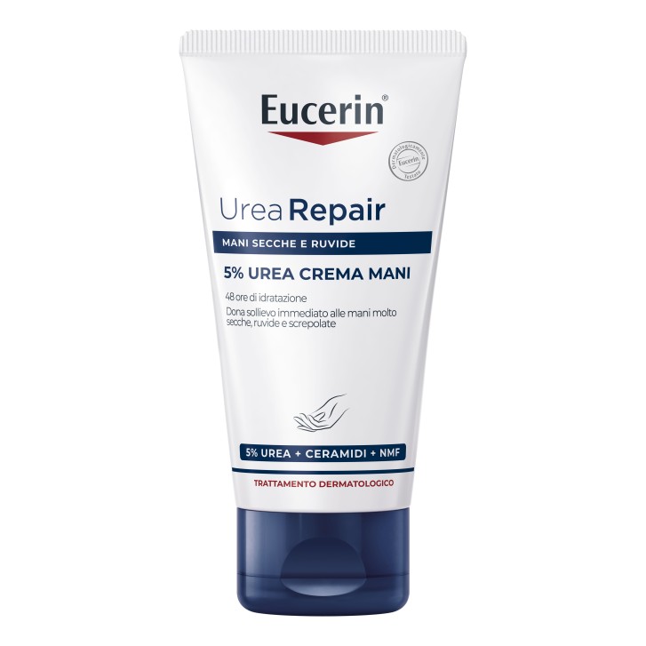 Eucerin UreaRepair 5% Crema Mani Rigenerante per Pelli Secche 75 ml Eucerin UreaRepair 5% Crema Mani Rigenerante per Pelli Secche 75 ml