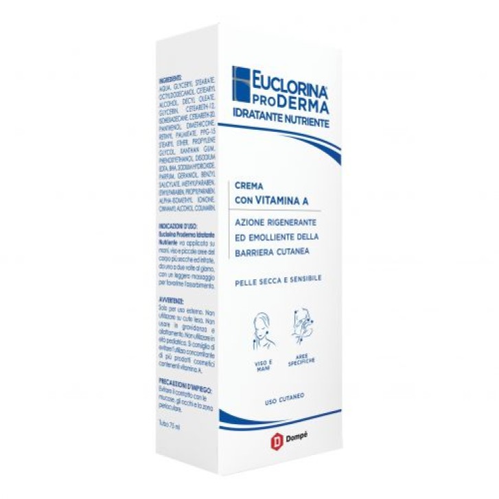 Euclorina ProDerma Crema Idratante e Nutriente 75 ml