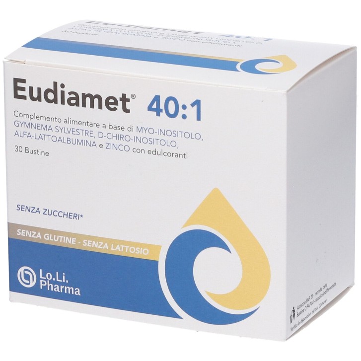 Eudiamet 40:1 30 Bustine - Integratore per Equilibrio Metabolico