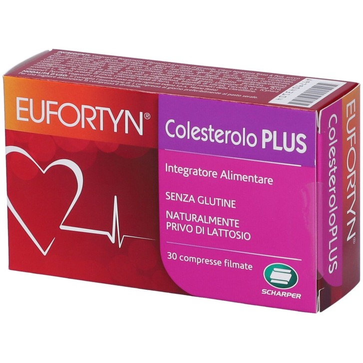 Eufortyn Colesterolo Plus 30 Compresse - Integratore per Metabolismo dei Lipidi