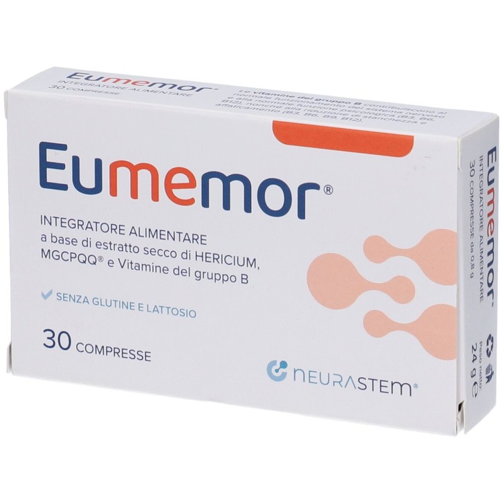Eumemor 30 Compresse - Integratore per memoria e sistema nervoso