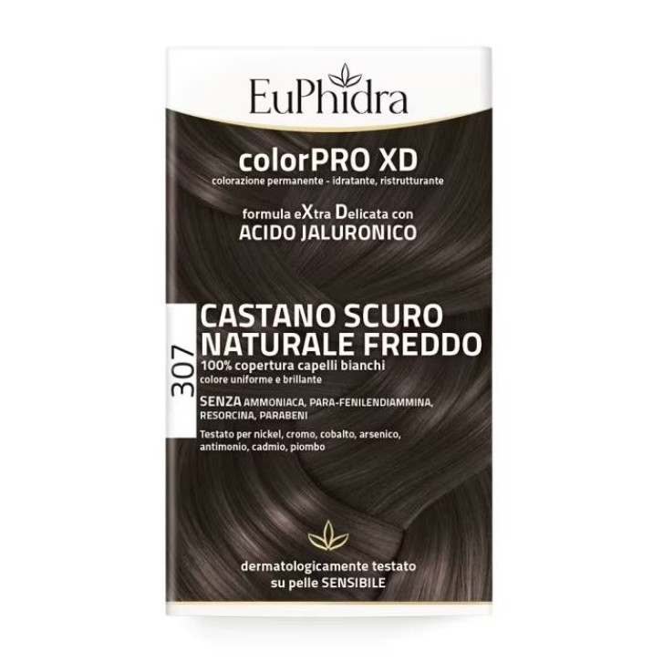 Euphidra Color-Pro Colorazione Permanente 407 Castano Naturale Freddo