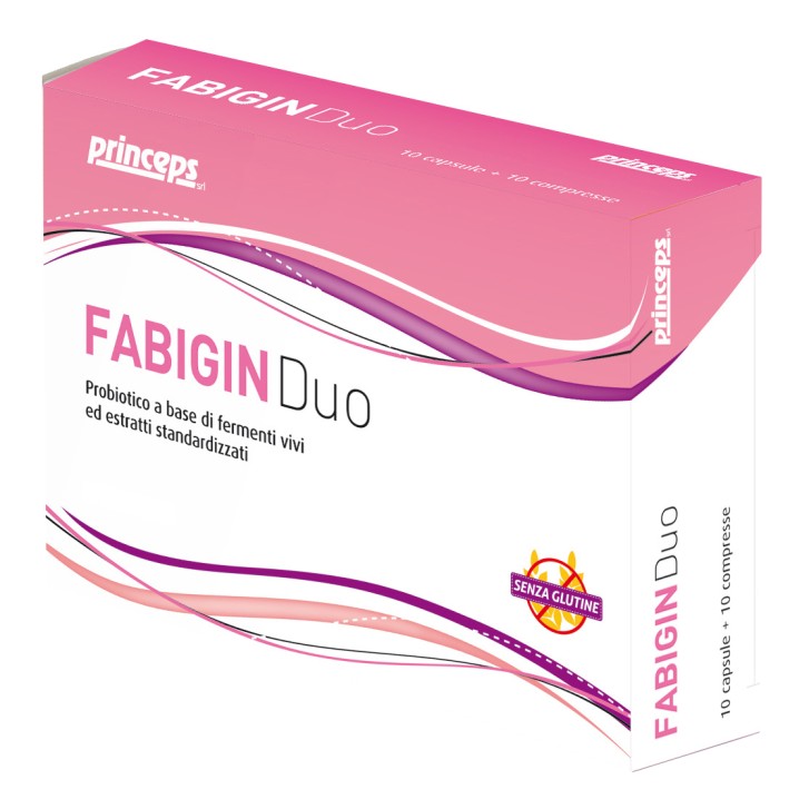 Fabigin Duo 10 Capsule + 10 Compresse - Integratore Alimentare