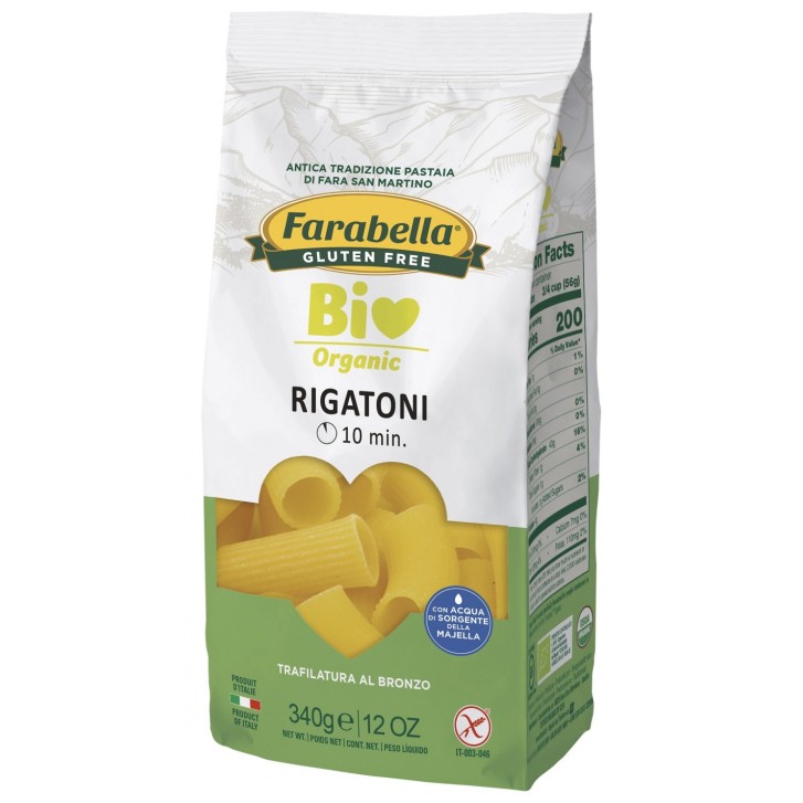 Farabella Pasta Senza Glutine Rigatoni Bio 340 grammi