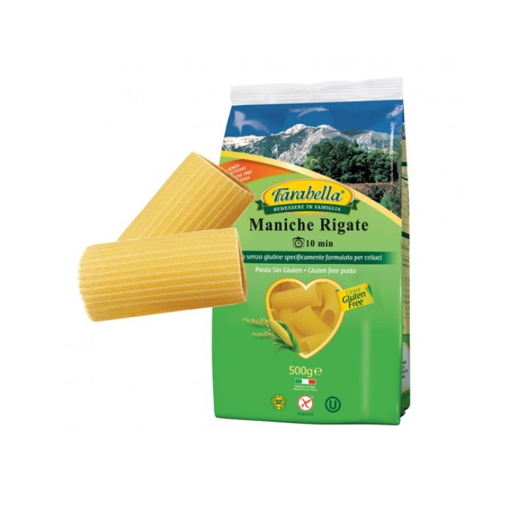 Farabella Pasta Senza Glutine Maniche Rigate 500 grammi