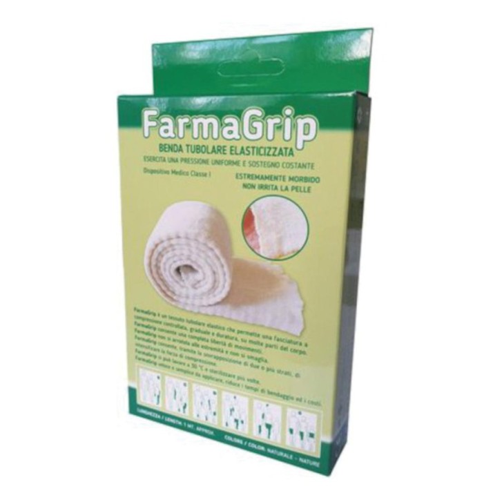 Farmagrip Benda Tubolare Elastica cm 7,5 x 1 m
