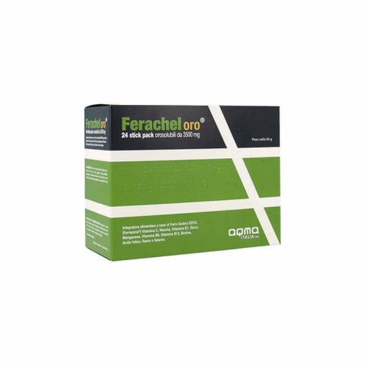 Ferachel Oro 24 stick orosolubili - Integratore Alimentare