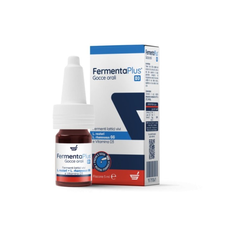 Fermenta Plus D3 5 ml - Integratore Fermenti lattici e Vitamina D3