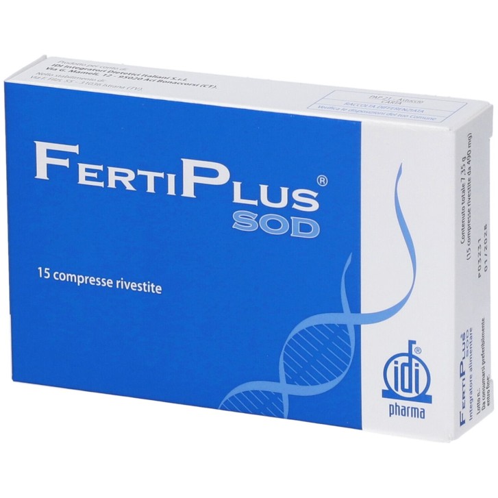 FertiPlus SOD 15 Compresse - Integratore per la Fertilit&agrave; Maschile