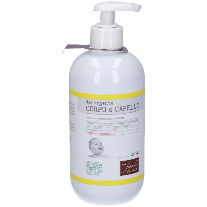 Fiocchi di Riso Detergente Corpo e Capelli Camomilla 400 ml