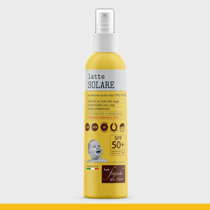 Fiocchi di Riso Latte Solare Bambini SPF50+ 140 ml
