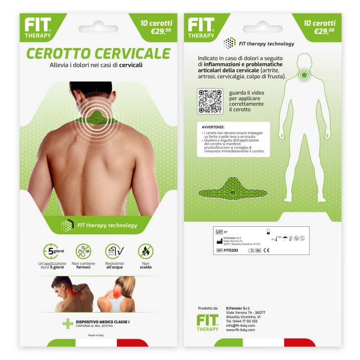 Fit Therapy Cerotto Cervicale 10 pezzi