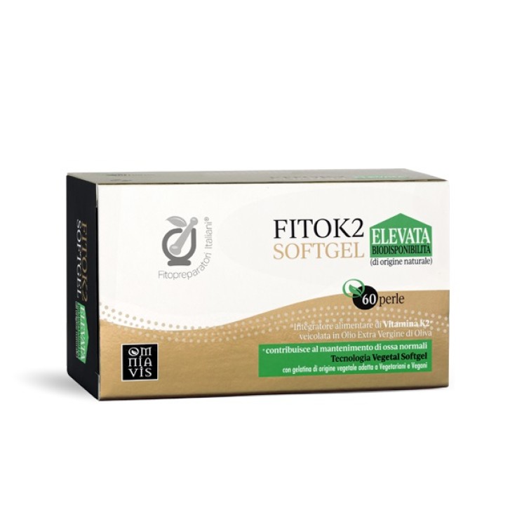 FitoK2 60 Perle Vegan Softgel - Integratore Benessere Ossa