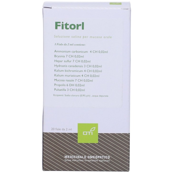 Oti Fitorl Composto 20 Fiale - Rimedio Omeopatico