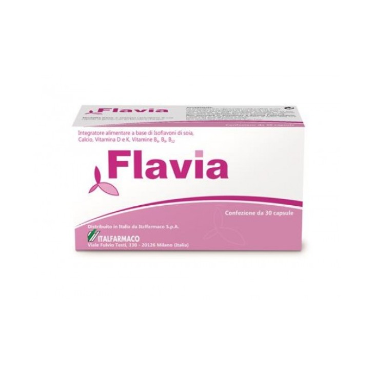 Flavia 30 Capsule Molli - Integratore Menopausa