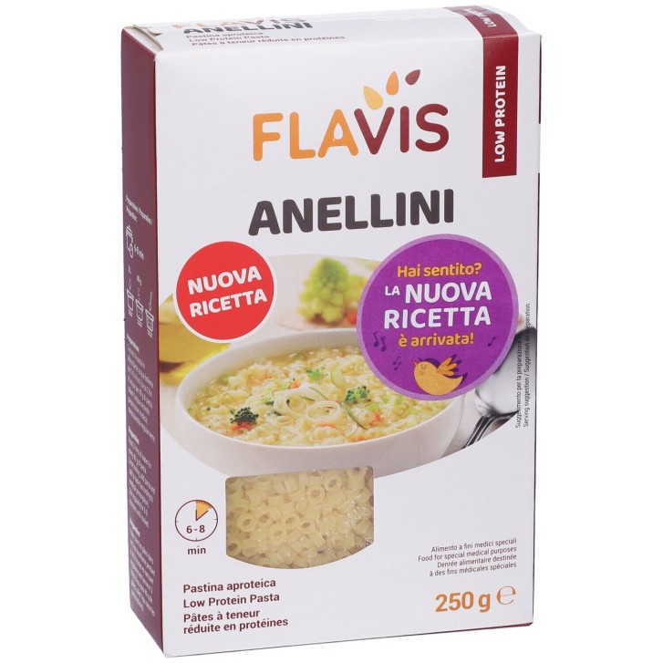 Flavis Anellini Pasta Aproteica 250 grammi