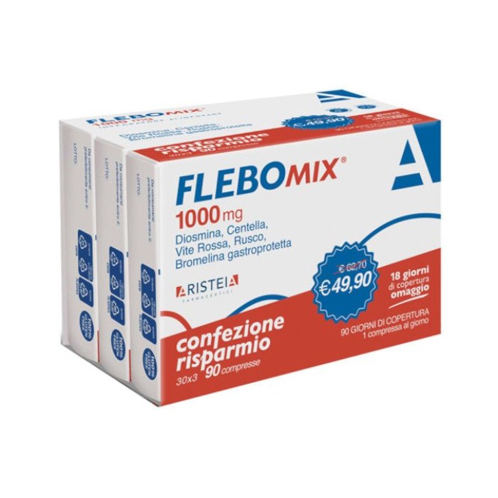 Flebomix 1000 mg 90 compresse - Integratore Alimentare