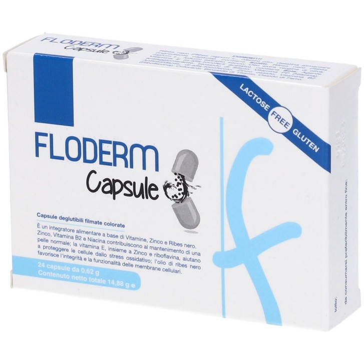 Floderm capsule 24 capsule - Integratore Antiossidante per la Pelle