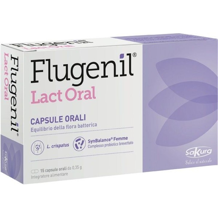 Flugenil Lact Oral 15 capsule - Integratore Flora Batterica