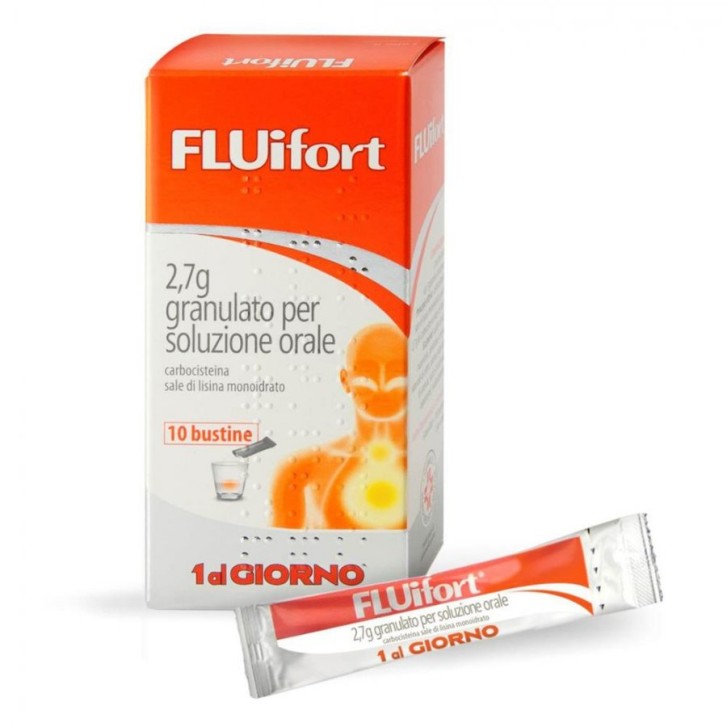 Fluifort Granulato 2,75 grammi Carbocisteina Mucolitico 10 Bustine