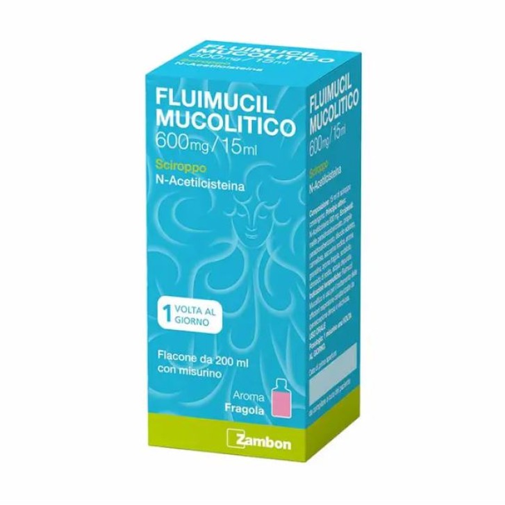 Fluimucil Mucolitico 600 mg/15 ml Sciroppo 200 ml