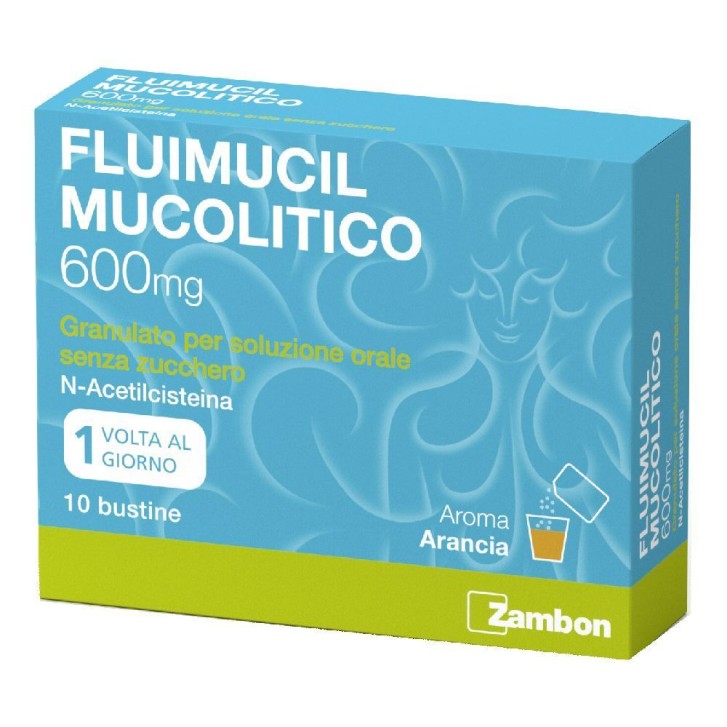 Fluimucil Mucolitico 600 mg 10 Bustine