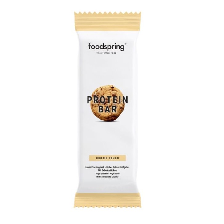 Foodspring Protein Bar Barretta Proteica Cookie Dough 60 grammi