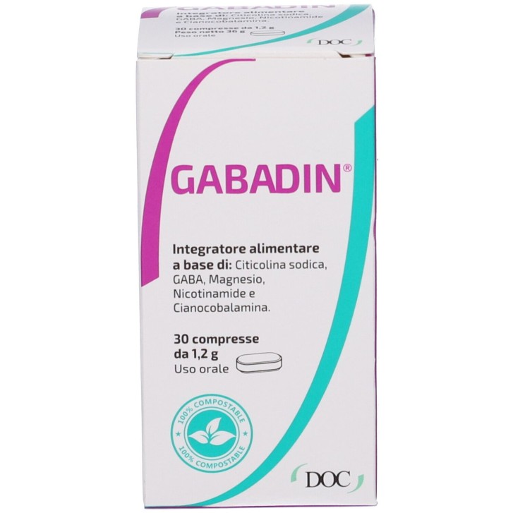 Gabadin 30 compresse - Integratore Benessere Nervoso