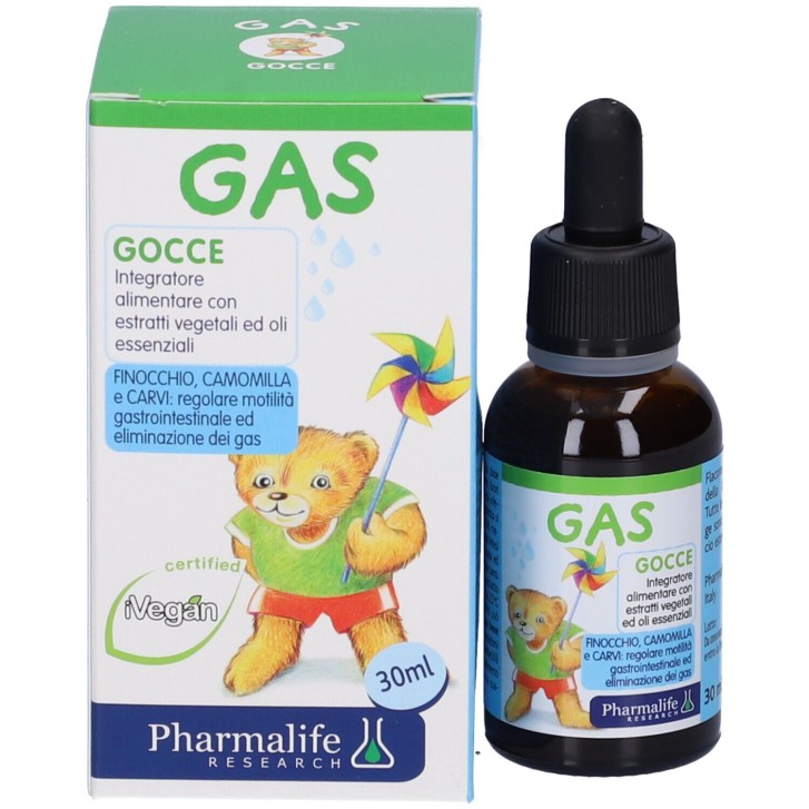 Pharmalife Gas Gocce Bambini 30 ml - Integratore Gas Intestinali