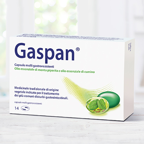 Gaspan per Disturbi Gastrointestinali 14 Capsule