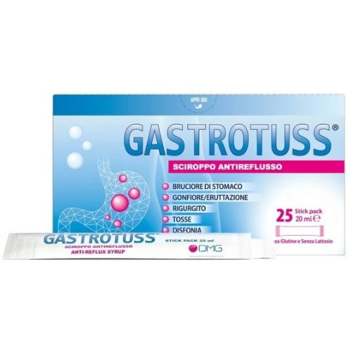 Gastrotuss Sciroppo Antireflusso 25 stick