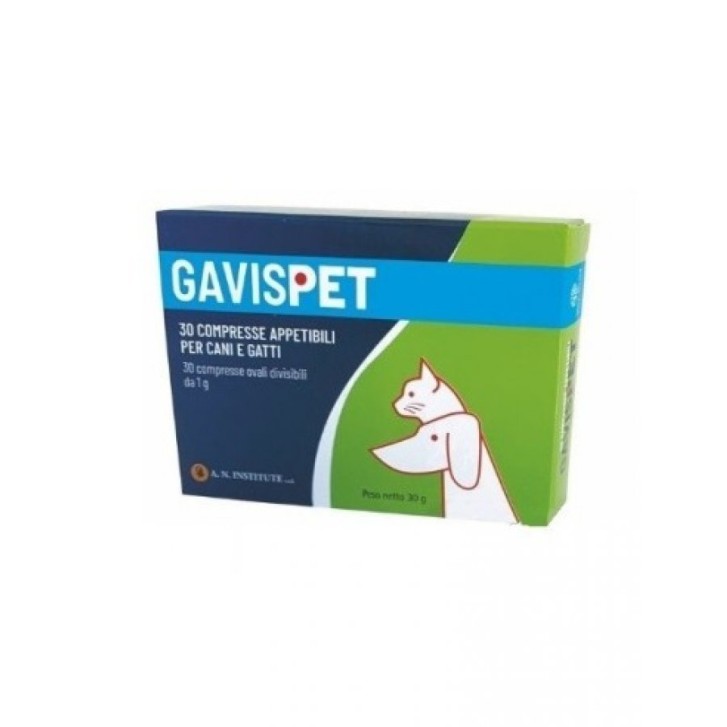 Gavispet 30 compresse appetibili - Mangime per Cani e Gatti Benessere Gastrico