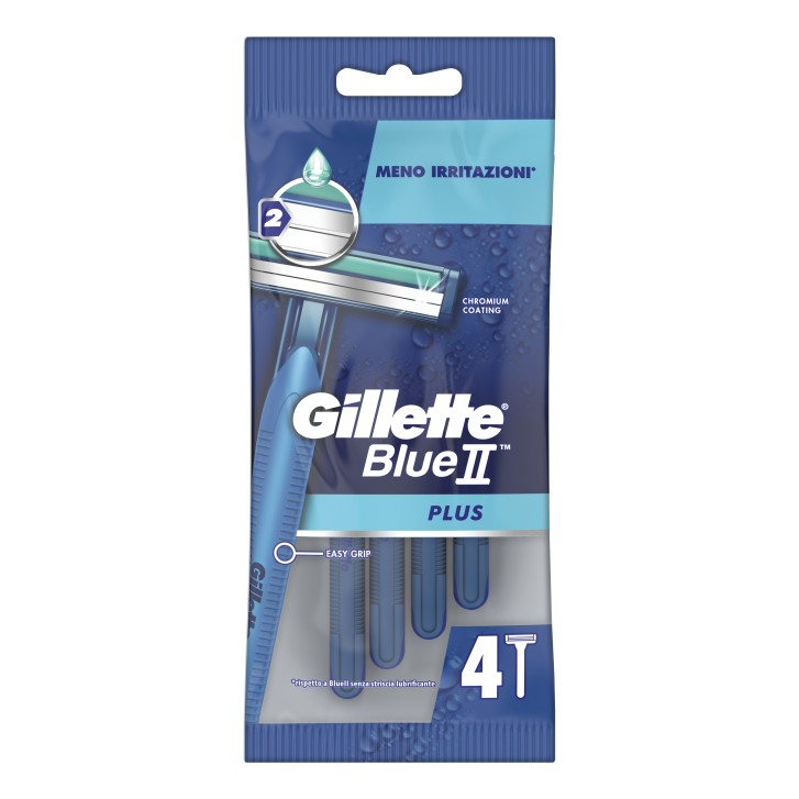 Gillette Blue II Rasoi Usa e Getta 4 Pezzi
