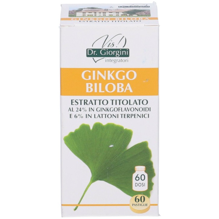 Ginkgo Biloba Estratto Titolato Dr. Giorgini 60 Pastiglie - Integratore Alimentare
