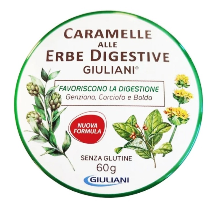 Giuliani Caramelle Digestive Erbe per la Digestione 60 grammi