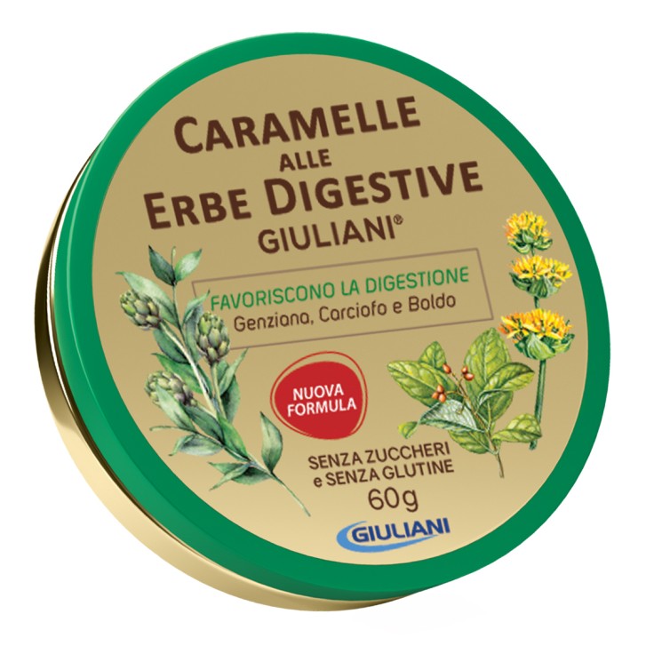 Giuliani Caramelle Digestive alle Erbe Senza Zuccheri 60 g