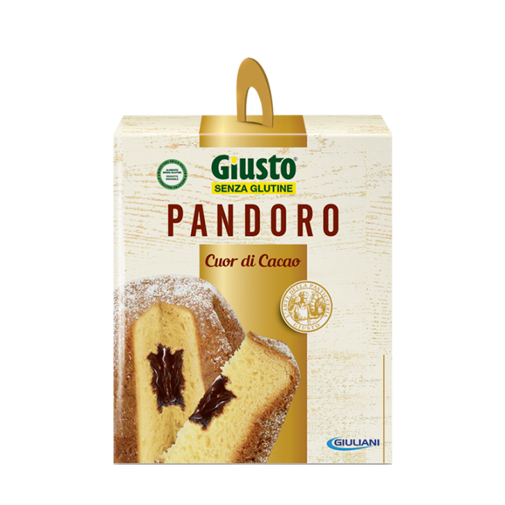 Giusto Pandoro Cuore di Cacao Senza Glutine 500 grammi